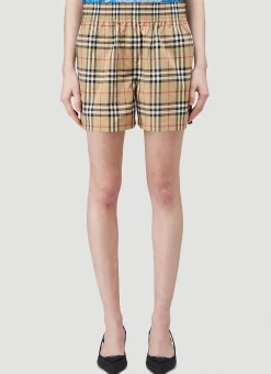 Audrey Vintage Check Shorts>Burberry Outlet