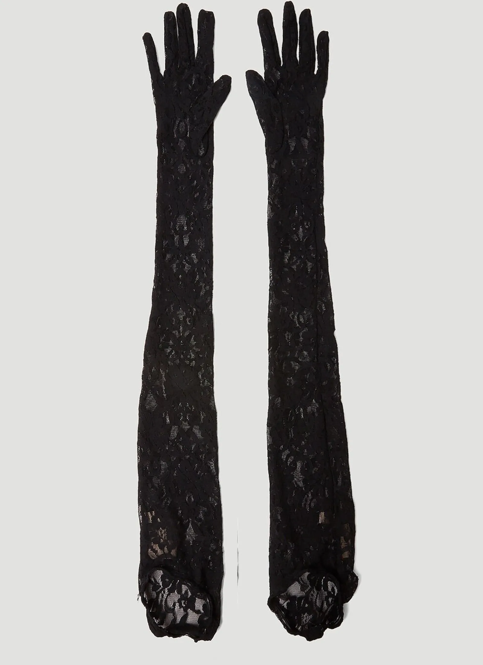 Men Gucci Gloves^Aurora Long Lace Gloves