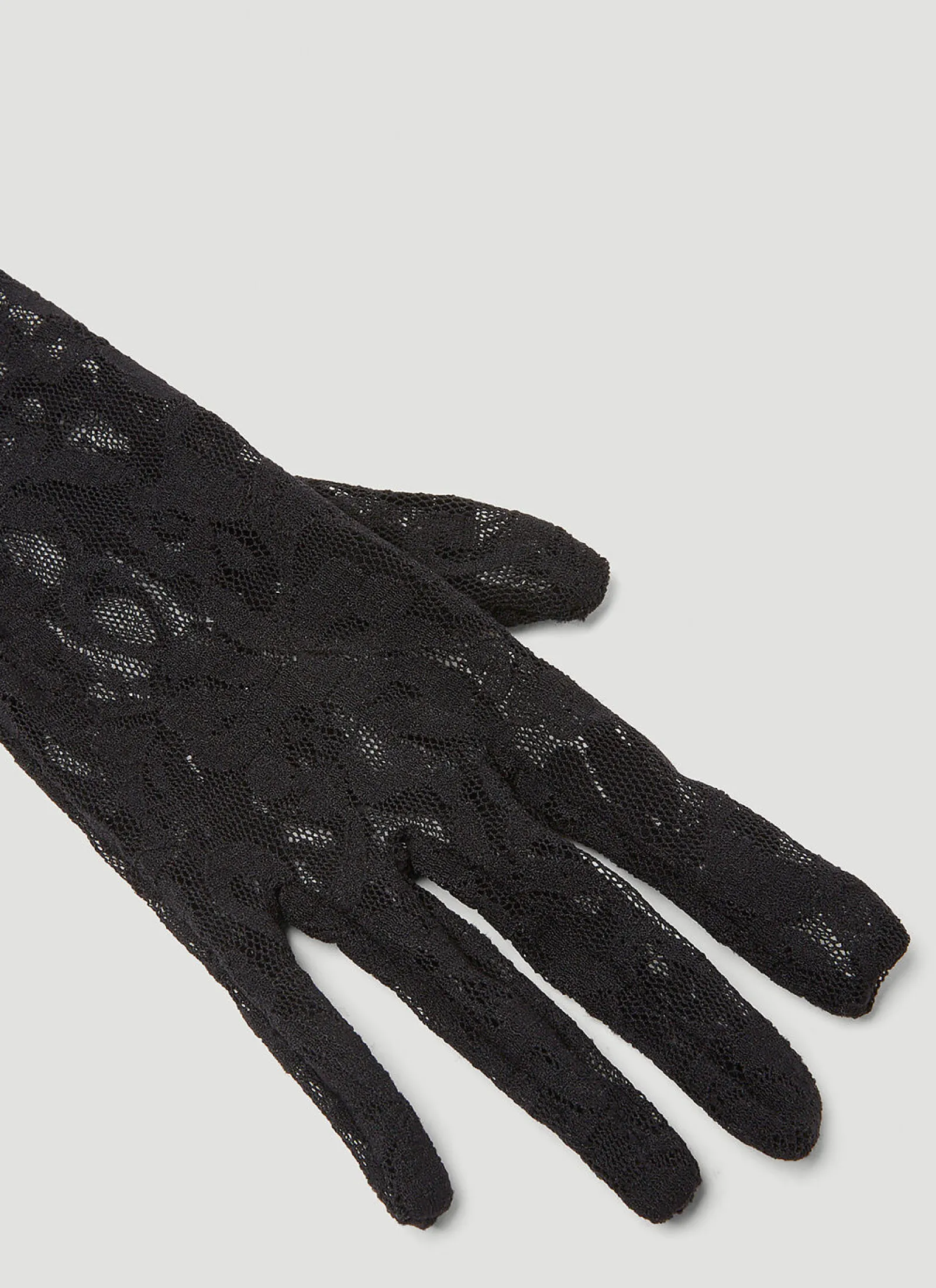 Men Gucci Gloves^Aurora Long Lace Gloves
