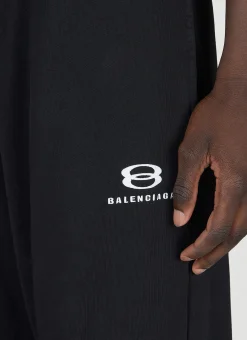 Men Balenciaga Track Pants^Baggy Logo Print Sweatpants