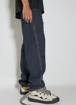 Men Lanvin Jeans^Baggy Twisted Leg Jeans