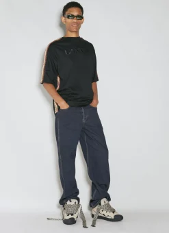 Men Lanvin Jeans^Baggy Twisted Leg Jeans