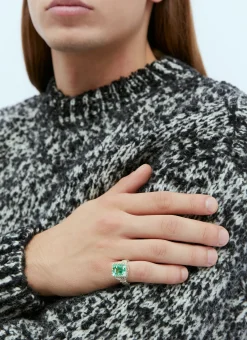 Men Bleue Burnham Jewellery^Baguette Cut Bound Willow Ring