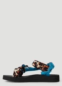 Bandana Leopard Trekky Sandals><noscript><img width=