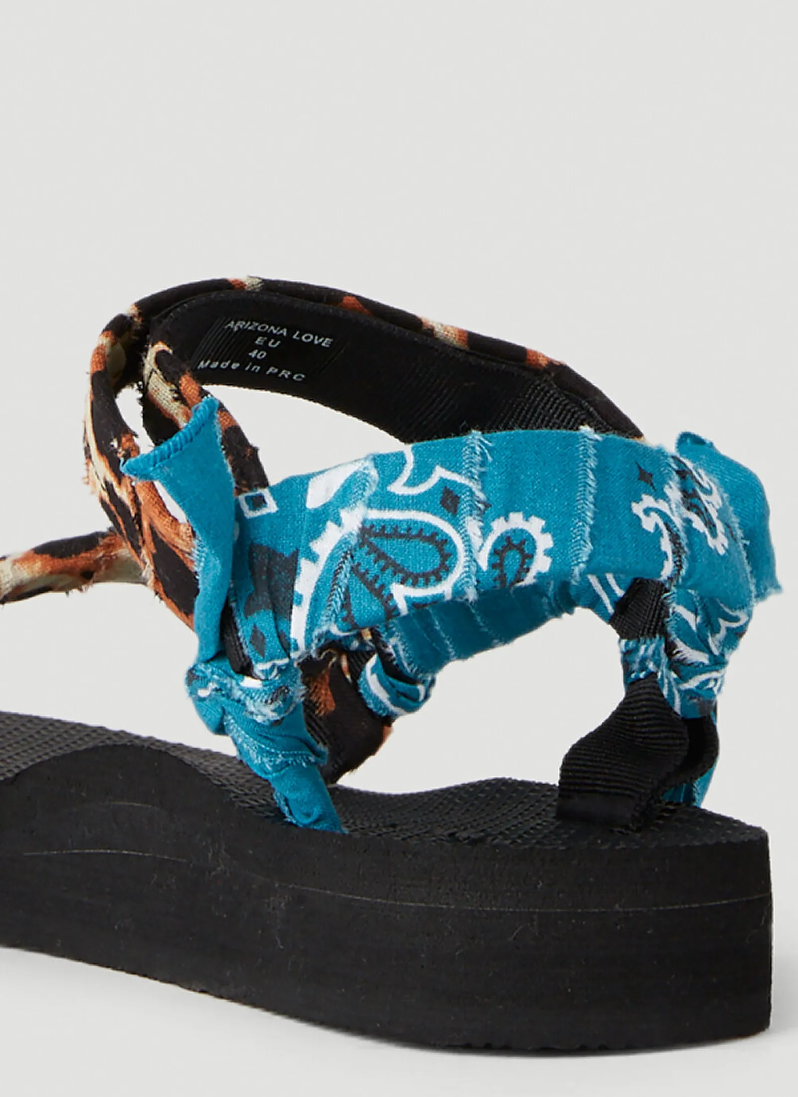 Bandana Leopard Trekky Sandals>Arizona Love Online