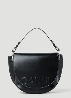 Banner Saddle Handbag>GANNI Online