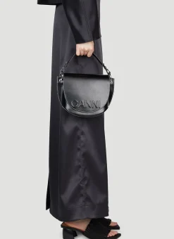 Banner Saddle Handbag>GANNI Online