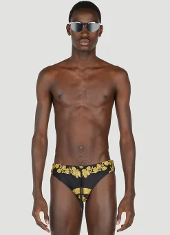 Men Versace Swimwear^Baroque Swim Briefs