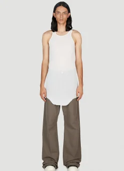 Men Rick Owens Tops^Basic Rib Tank Top
