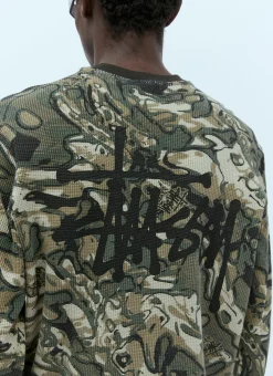 Men Stüssy Tops^Basic Stock Thermal Sweater