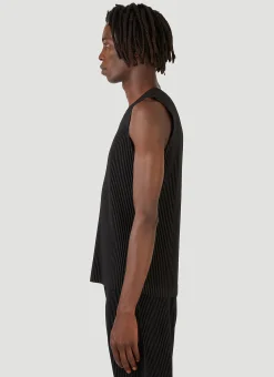 Men Homme Plissé Issey Miyake Tops^Basics V-Neck Vest Top