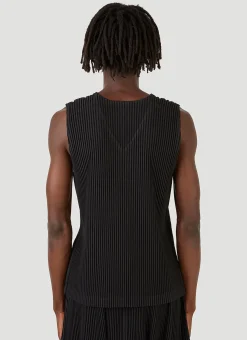 Men Homme Plissé Issey Miyake Tops^Basics V-Neck Vest Top