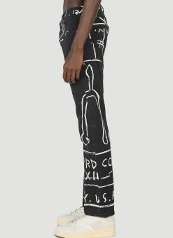 Men Honey Fucking Dijon Jeans^Basquiat Jeans