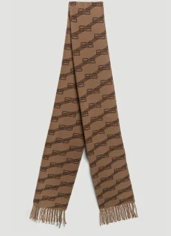 Men Balenciaga Scarves^Bb Monogram Scarf
