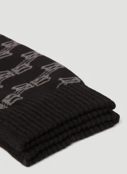 Men Balenciaga Socks^Bb Monogram Socks