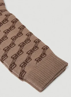 Men Balenciaga Socks^Bb Monogram Socks