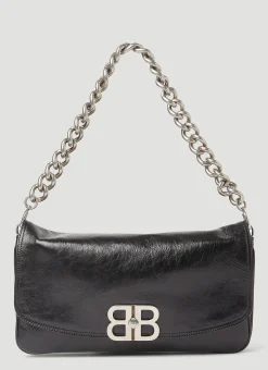 Bb Soft Medium Flap Shoulder Bag>Balenciaga Clearance