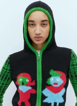 Bear Girl Hooded Knit Cardigan>Chopova Lowena Hot