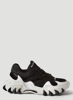 Men Balmain Sneakers^B-East Leather Sneakers