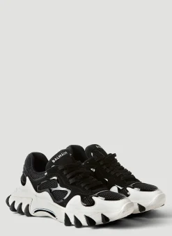 Men Balmain Sneakers^B-East Leather Sneakers