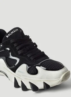 Men Balmain Sneakers^B-East Leather Sneakers