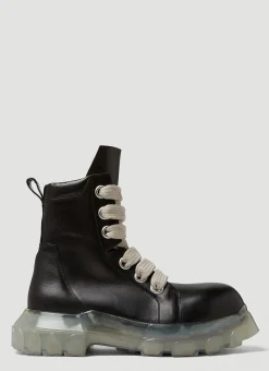 Men Rick Owens Boots^Beatle Lace Up Boots