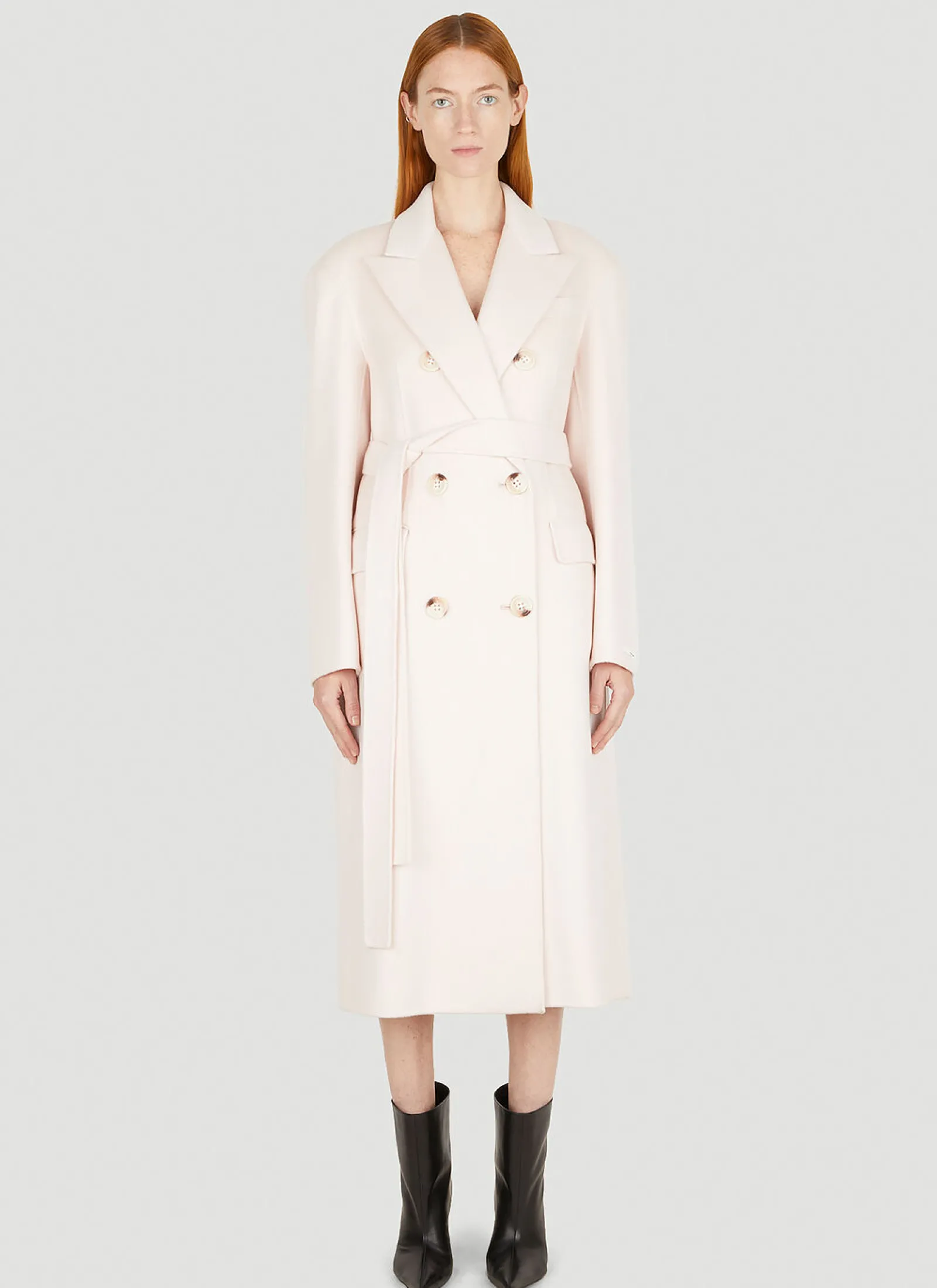 Belted Double Breasted Coat>Sportmax Hot