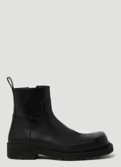 Men Bottega Veneta Boots^Ben Leather Ankle Boots