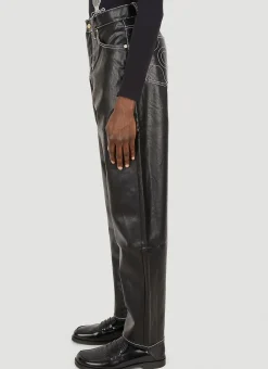 Men Eytys Jeans^Benz Vegan Leather Pants