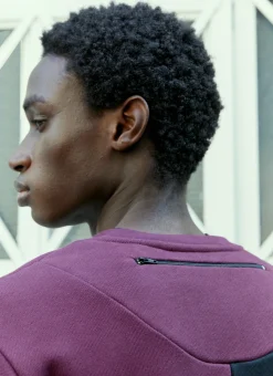 Men Botter Sweatshirts^Bicolour Zip Up Sweatshirt