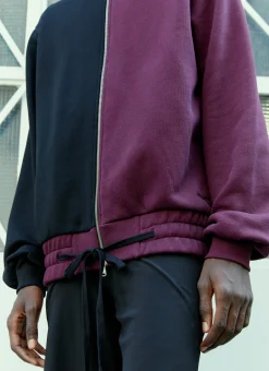 Men Botter Sweatshirts^Bicolour Zip Up Sweatshirt