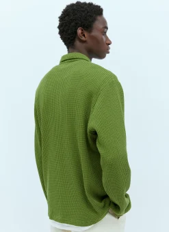 Men Stüssy Knitwear^Big Thermal Zip Up Shirt