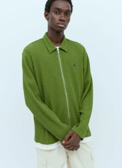 Men Stüssy Knitwear^Big Thermal Zip Up Shirt