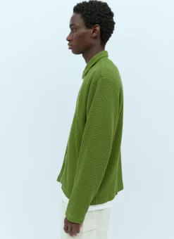 Men Stüssy Knitwear^Big Thermal Zip Up Shirt