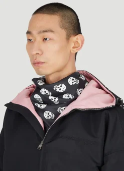 Men Alexander McQueen Scarves^Biker Skull Scarf