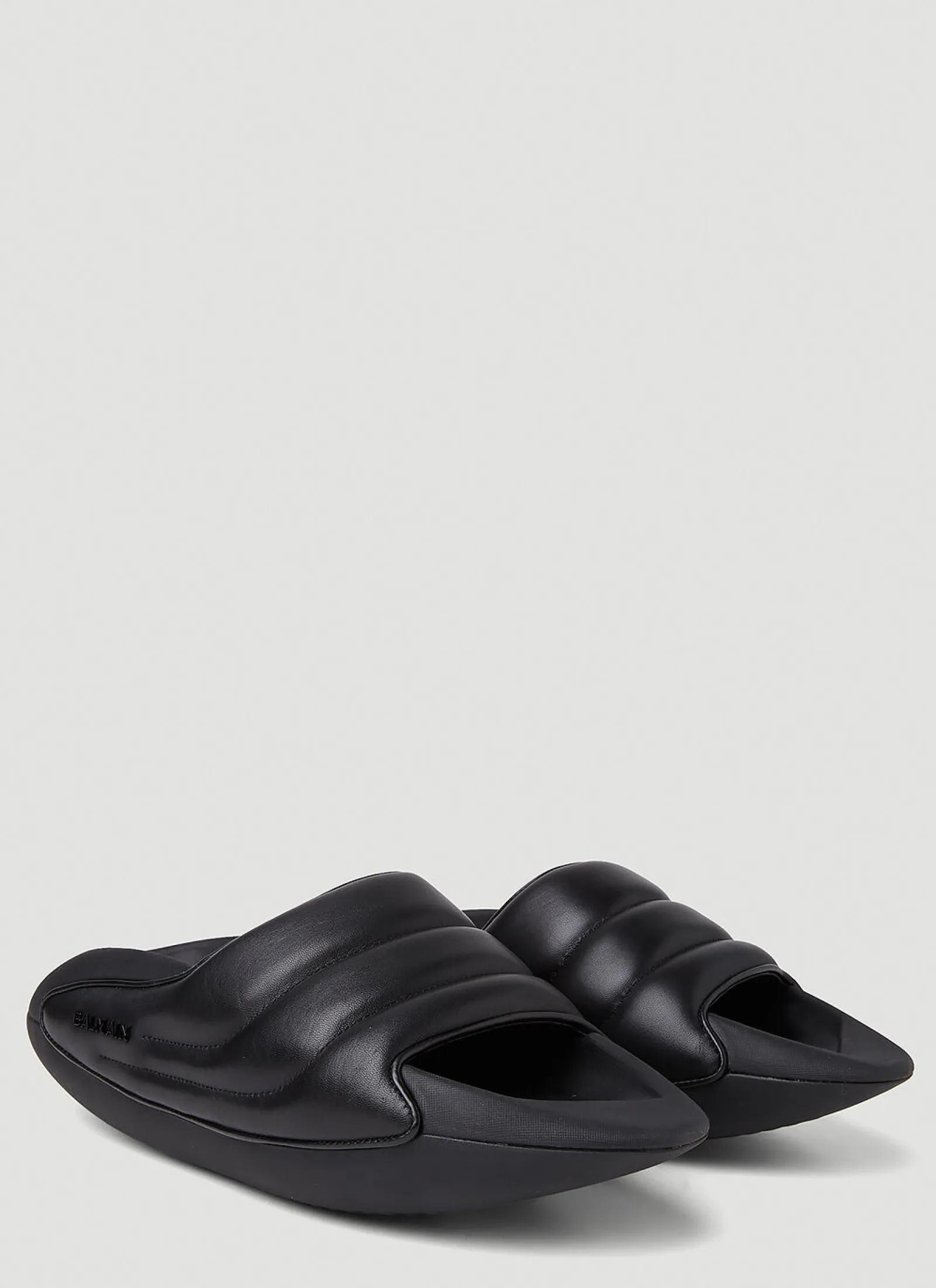 Men Balmain Slides^B-It Quilted Slides