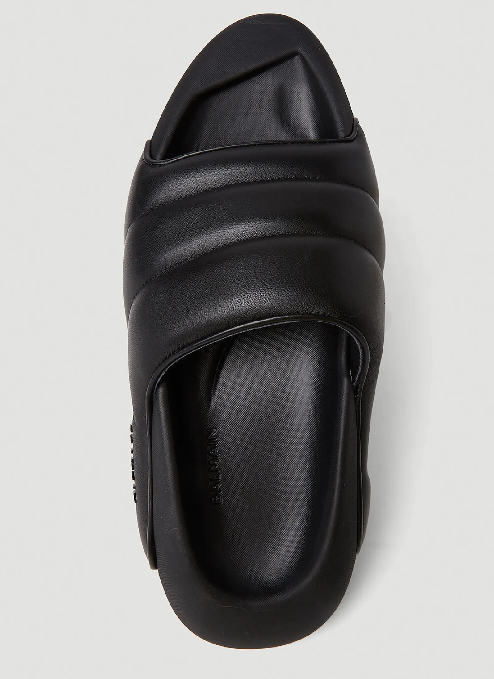 Men Balmain Slides^B-It Quilted Slides