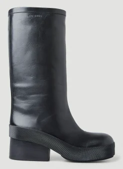 Men Raf Simons Boots^Block Heel Boots
