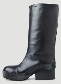 Men Raf Simons Boots^Block Heel Boots