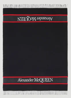 Men Alexander McQueen Scarves^Blown Up Log Scarf