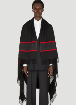 Men Alexander McQueen Scarves^Blown Up Log Scarf