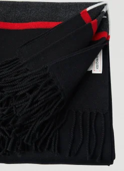 Men Alexander McQueen Scarves^Blown Up Log Scarf