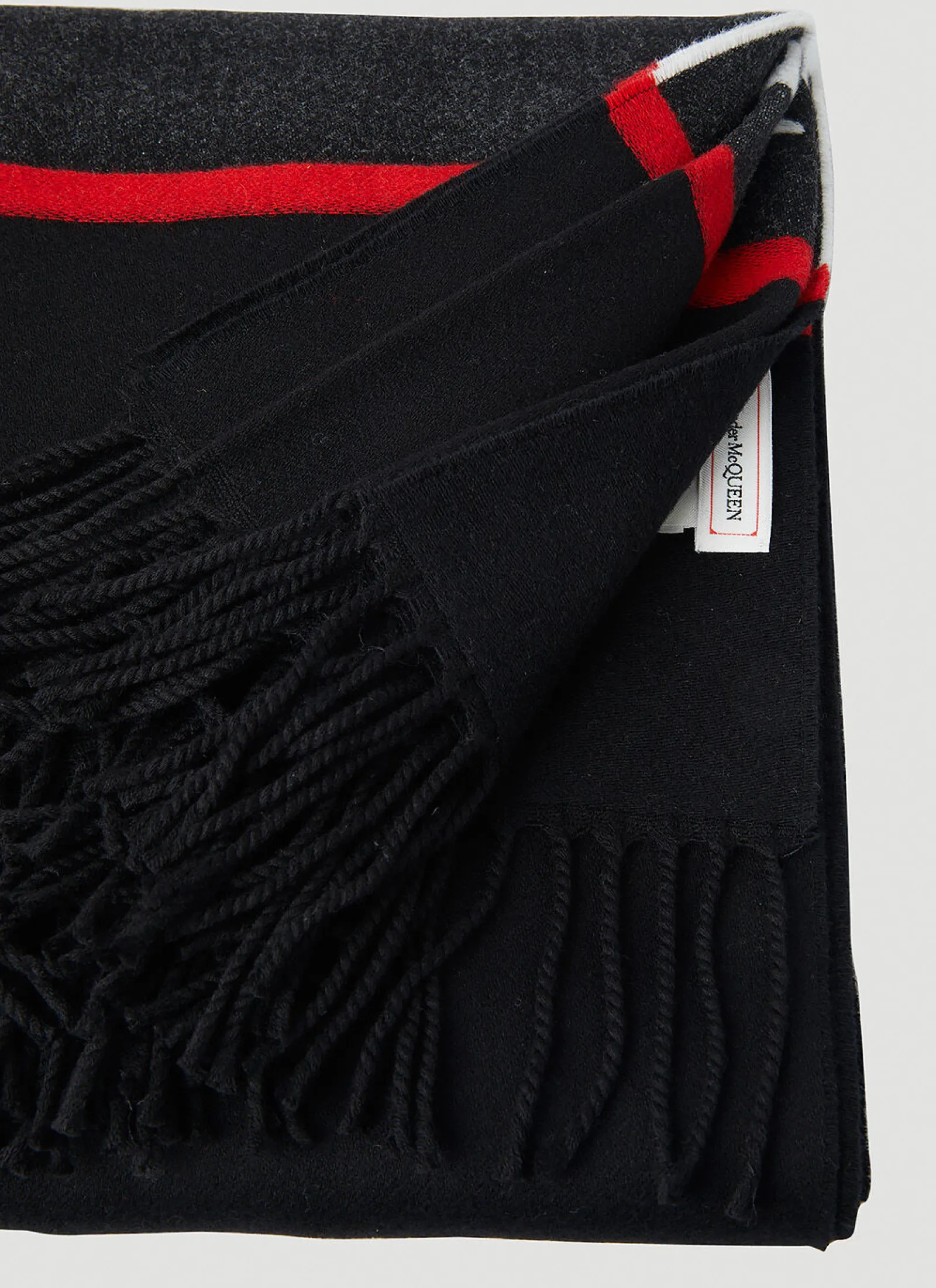 Men Alexander McQueen Scarves^Blown Up Log Scarf