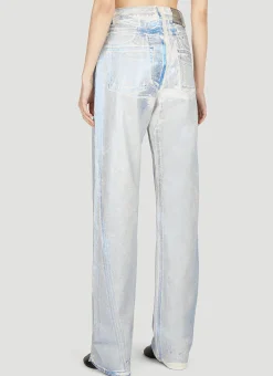 Blue Foil Jeans><noscript><img width=