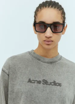 Blurred Logo Sweatshirt>Acne Studios Sale