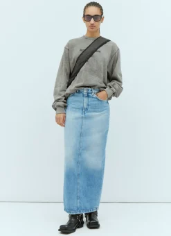 Blurred Logo Sweatshirt>Acne Studios Sale