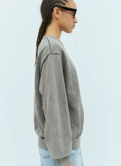 Blurred Logo Sweatshirt></noscript>Acne Studios Sale