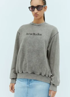 Blurred Logo Sweatshirt></noscript>Acne Studios Sale