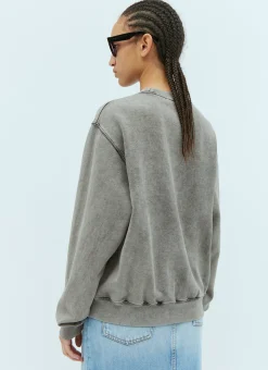 Blurred Logo Sweatshirt></noscript>Acne Studios Sale