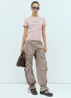 Blurred Logo T-Shirt></noscript>Acne Studios Sale